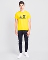 Shop Goa Pawri Half Sleeve T-Shirt Pineapple Yellow-Full