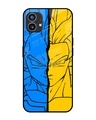 Shop Goku and Vegeta Premium Glass Case for Nothing Phone (1) (Shock Proof,Scratch Resistant)-Front