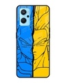 Shop Goku and Vegeta Premium Glass Case for Realme 9i(Shock Proof, Scratch Resistant)-Front