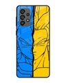 Shop Goku and Vegeta Premium Glass Case for Samsung Galaxy A73 5G (Shock Proof,Scratch Resistant)-Front
