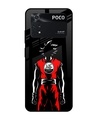 Shop Goku Back Art Premium Glass Case for Poco M4 Pro(Shock Proof, Scratch Resistant)-Front