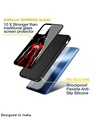 Shop Goku Back Art Premium Glass Case for Realme 9(Shock Proof, Scratch Resistant)-Design