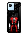 Shop Goku Back Art Premium Glass Case for Realme C30(Shock Proof, Scratch Resistant)-Front