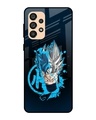 Shop Goku Brush Art Premium Glass Case for Samsung Galaxy A33 5G (Shock Proof,Scratch Resistant)-Front