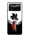 Shop Goku Chibi Premium Glass Case for Poco X4 Pro 5G(Shock Proof, Scratch Resistant)-Front
