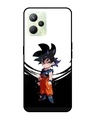 Shop Goku Chibi Premium Glass Case for Realme C35(Shock Proof, Scratch Resistant)-Front