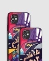 Shop Goku Pop Art Premium Glass Case for Apple iPhone 11-Design