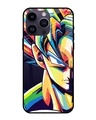 Shop Goku Pop Art Premium Glass Case for Apple iPhone 14 Pro Max (Shock Proof,Scratch Resistant)-Front