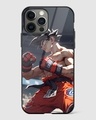 Shop Goku Power Premium Glass Case for Apple iPhone 14 Pro Max-Front