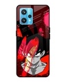 Shop Goku Red Splash Premium Glass Case for Realme 9 Pro Plus(Shock Proof, Scratch Resistant)-Front
