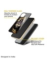 Shop Golden Grey Tiger Metallic Gold Premium Glass Case for Samsung Galaxy S22 Ultra 5G-Full