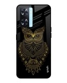 Shop Golden Owl Printed Premium Glass case for OnePlus Nord N20 SE (Shock Proof,Scratch Resistant)-Front