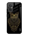 Shop Golden Owl Printed Premium Glass case for Redmi 11 Prime (Shock Proof,Scratch Resistant)-Front