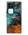 Shop Golden Splash Premium Glass Case for Vivo V30 Pro 5G(Shock Proof, Scratch Resistant)-Front