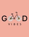 Shop Good Vibes Bicycle Boyfriend T-Shirt-Full