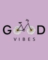 Shop Good Vibes Bicycle Round Neck 3/4th Sleeve T-Shirt-Full