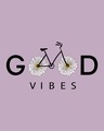 Shop Good Vibes Bicycle Scoop Neck Full Sleeve T-Shirt-Full