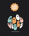 Shop Men's Black Good Vibes Typography Sweatshirt