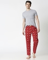 Shop Good Vibes Pattern All Over Printed Pyjamas