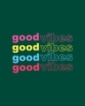 Shop Good Vibes Repeat Round Neck 3/4th Sleeve T-Shirt-Full