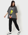 Shop Unisex Grey Goofy Graphic Printed Unisex Fit T-shirt