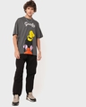 Shop Unisex Grey Goofy Graphic Printed Unisex Fit T-shirt