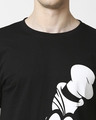 Shop Goofy Half Sleeves Hperprint T-Shirt (DL) Black