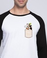 Shop Goofy Mickey Pocket  Full Sleeve Raglan T-Shirt-Front
