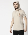 Shop Goofy Mickey Pocket Half Sleeve Hoodie T-shirt-Design