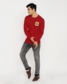 Shop GOOFY NEON Full Sleeve T-Shirt Bold Red (DL)-Full
