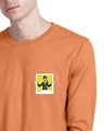 Shop GOOFY NEON Full Sleeve T-Shirt Vintage Orange (DL)-Front