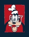 Shop Goofy Poster Boyfriend T-Shirt Navy Blue (DL)