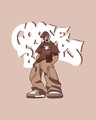 Shop Men's Brown Goosebumps Graphic Printed Oversized Sweatshirt