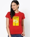 Shop Women's Red Grace Graphic Printed T-shirt-Front