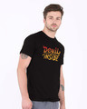 Shop Gradient Devil Inside Half Sleeve T-Shirt-Design