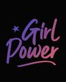 Shop Gradient Girl Power Basic Round Hem T-Shirt
