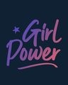 Shop Gradient Girl Power Basic Round Hem T-Shirt