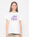 Shop Gradient Girl Power Boyfriend T-Shirt-Front