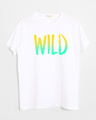Shop Gradient Wild Half Sleeve T-Shirt-Front
