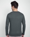 Shop Grafitti Batman Logo Full Sleeve T-Shirt Nimbus Grey (BML)-Design
