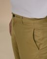 Shop Granola Khaki Slim Fit Cotton Chino Pants