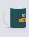 Shop Green Alphabets Printed Ceramic Mug (350 ml)-Design