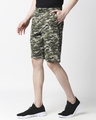 Shop Green Camo Casual Shorts-Design
