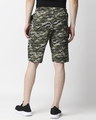 Shop Green Camo Casual Shorts-Full