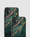 Shop Green Emerald Premium Glass Case for Apple iPhone 12-Design