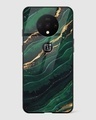 Shop Green Emerald Premium Glass Case for OnePlus 7T-Front