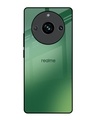 Shop Green Grunge Texture Premium Glass Case for Realme 11 Pro Plus 5G (Shock Proof, Scratch Resistant)-Front