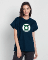 Shop Green Lantern Glow Boyfriend T-Shirt (DCL)(GID)-Front