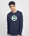 Shop Green Lantern Glow Full Sleeve T-Shirt (DCL)(GID)-Front
