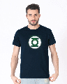 Shop Green Lantern Glow Half Sleeve T-Shirt (DCL)(GID)-Front